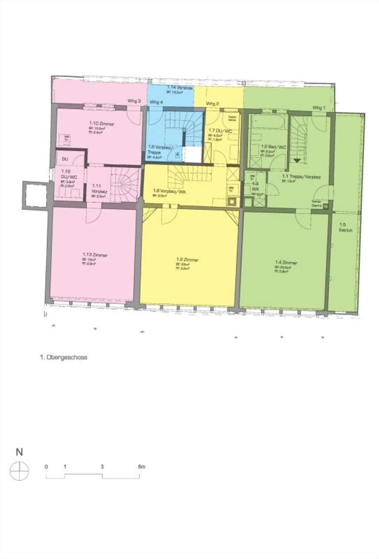 Appartement en duplex rénové dans la Maison Rouge à Zuzwil - Photo 14 sur 17