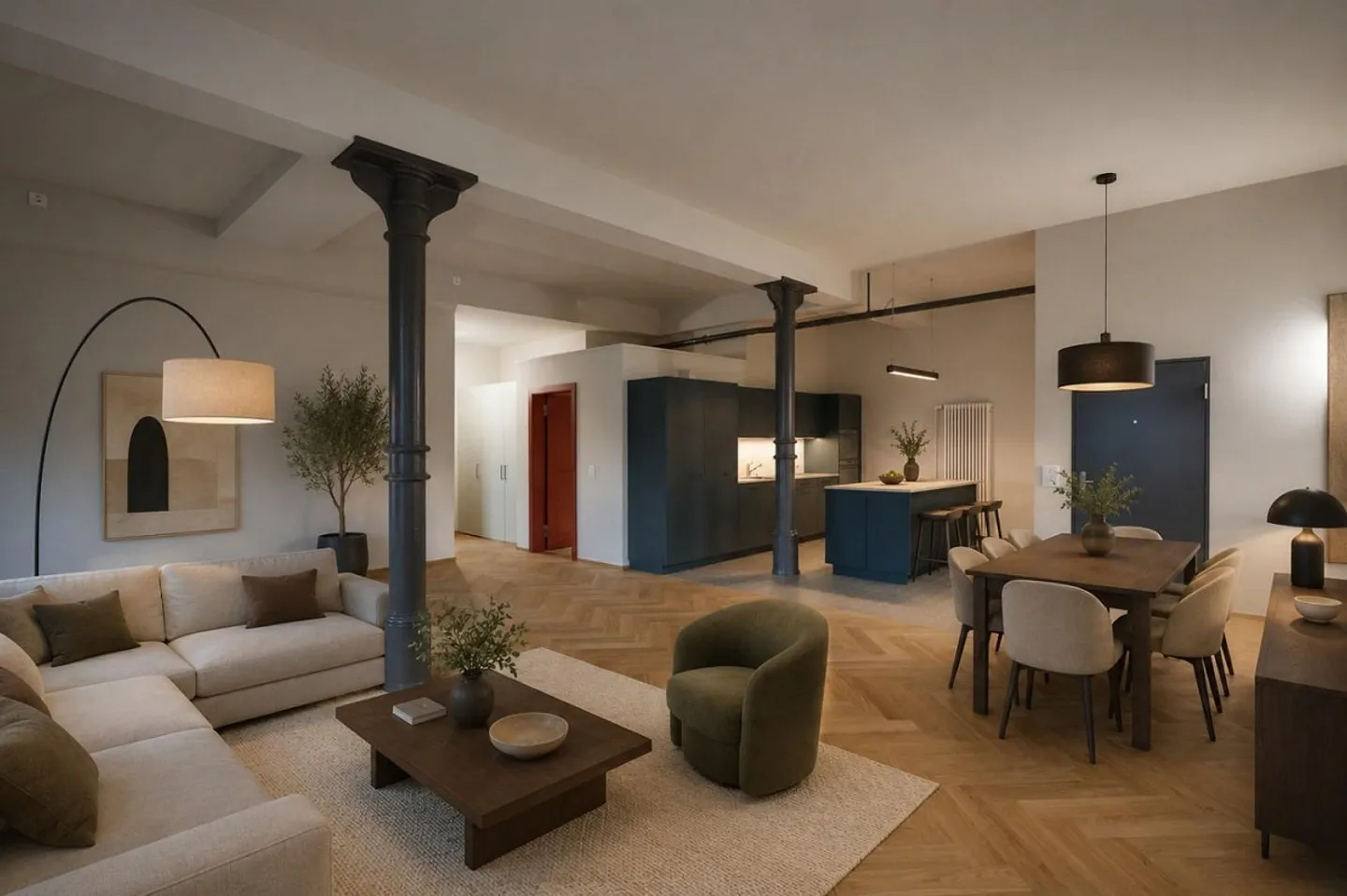 Einzigartiges Loft mit Garten - Foto 2 von 13