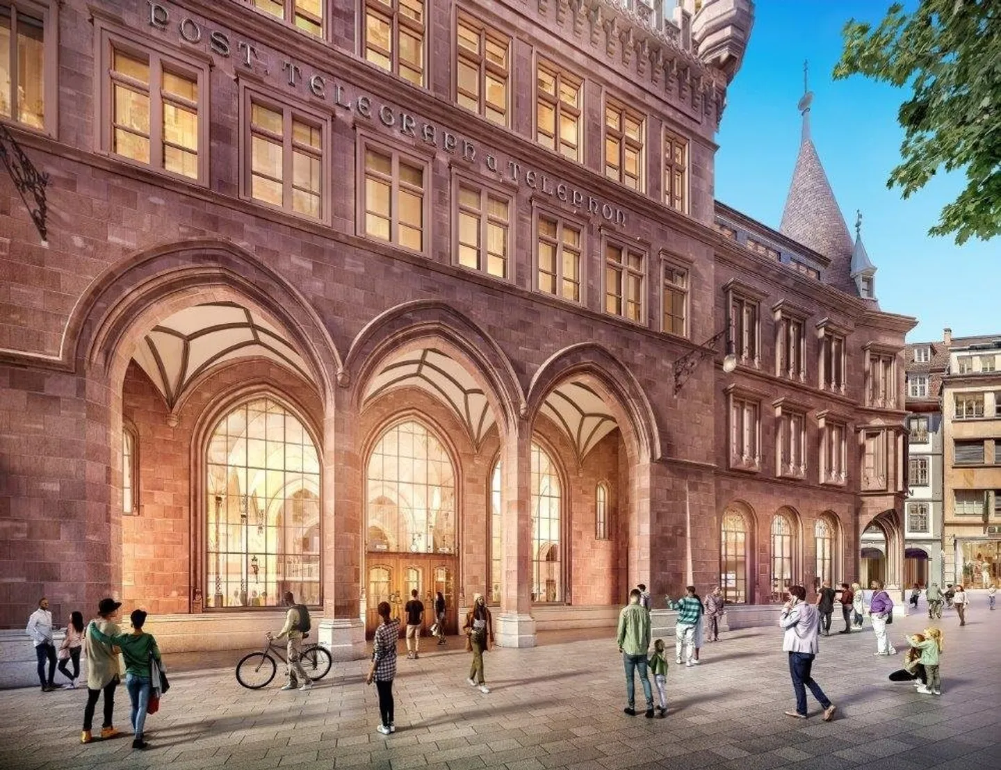 Erstbezug - vollausgebaute Büroflächen in der HAUPTPOST ab 600m2 - Foto 3 von 9