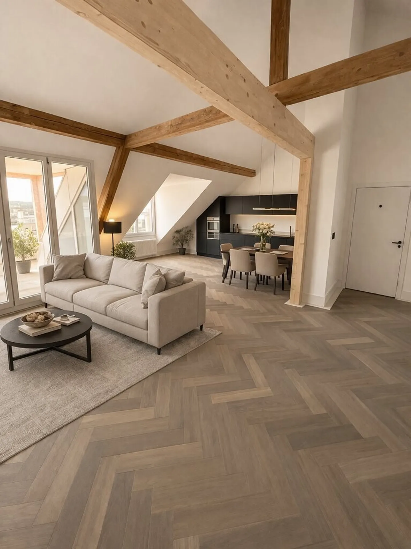 First rental after complete renovation - Exclusive 4.5-room apartment - Photo 1 of 6