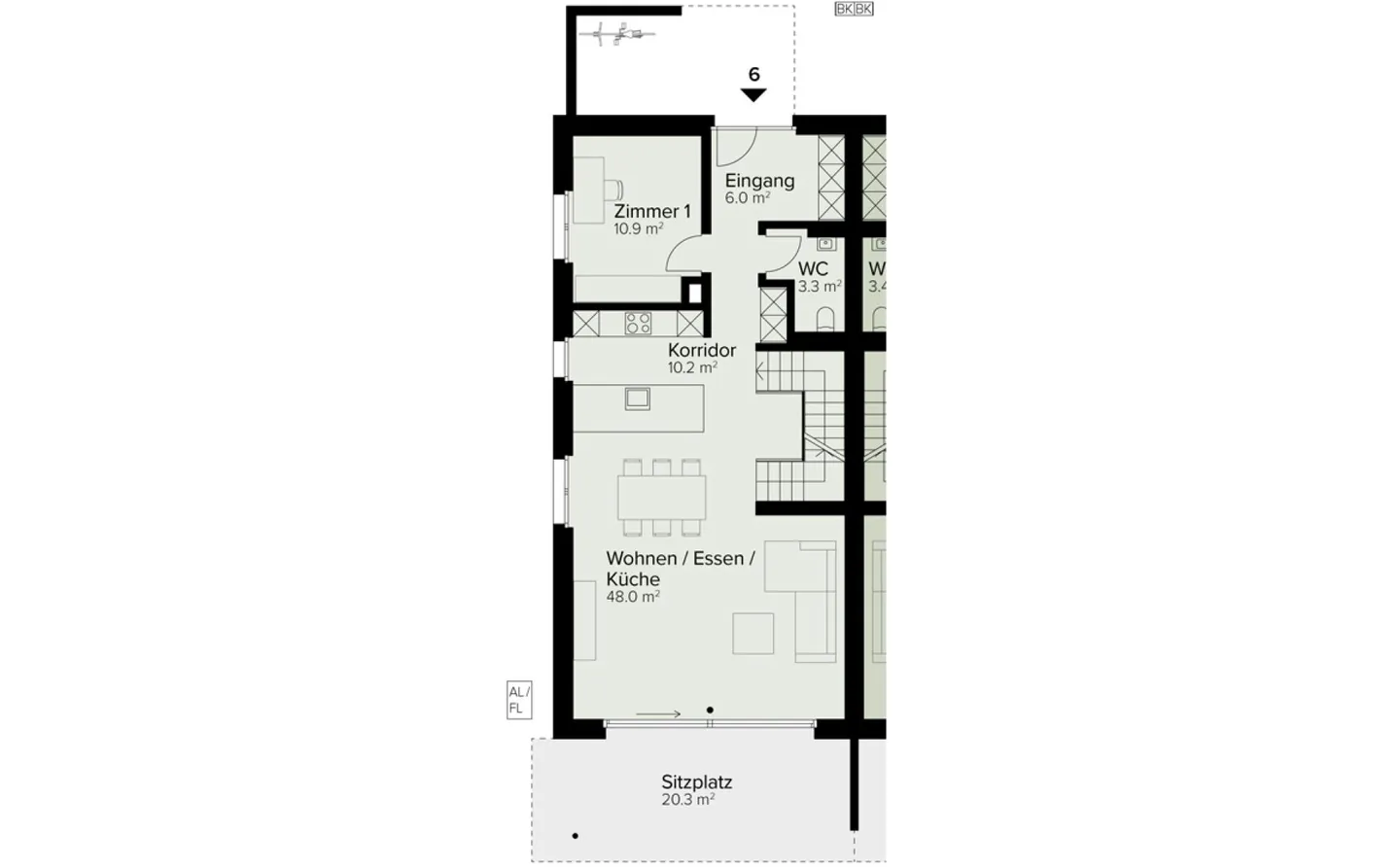 255 m² | Casa unifamiliare 5.5 stanze "Rosenberg" | Prima occupazione | Progetto di nuova costruzione - Foto 11 di 15