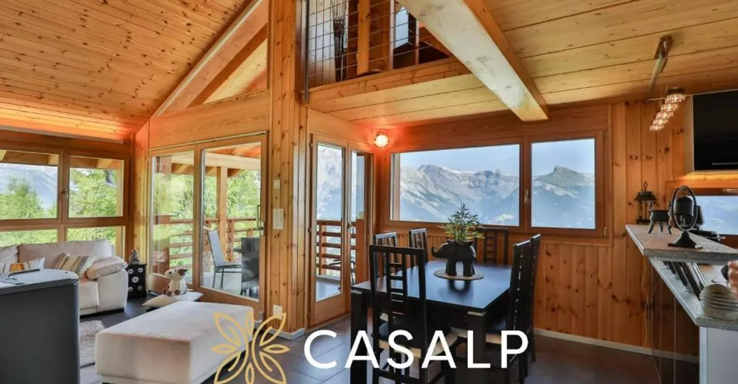 Chalet Charmant avec Vue Alpines - Photo 3 sur 10