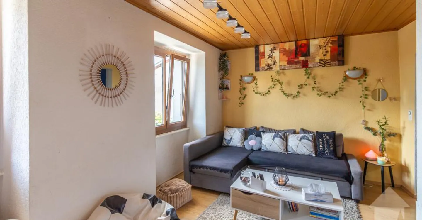 House in village style with 3.5-room duplex of 90 m2 and commercial space - Photo 1 of 11