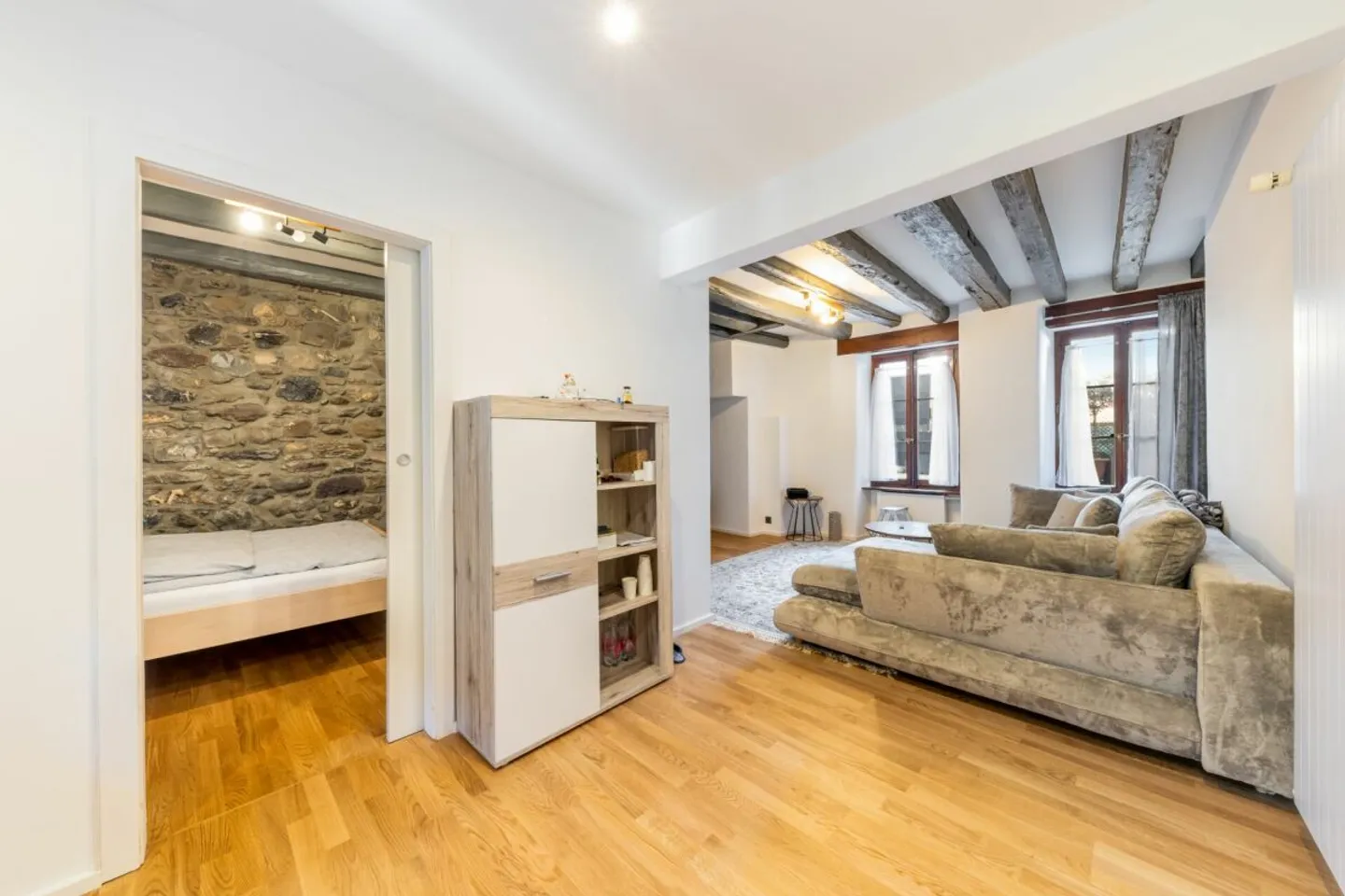 Charmante 2,5-Zimmer-Wohnung im Zentrum von Blonay - Foto 4 von 7