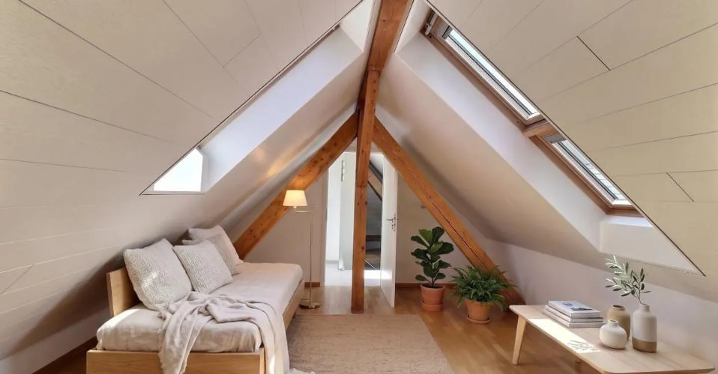 DUPLEX MIT EINZIGARTIGEM CHARAKTER IM ZENTRUM VON AIGLE - Foto 10 von 11
