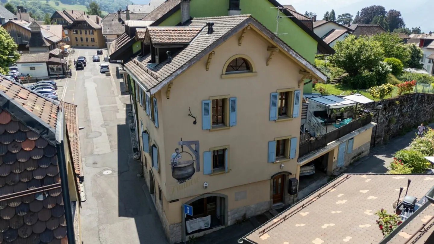 Charmante 2,5-Zimmer-Wohnung im Zentrum von Blonay - Foto 6 von 7