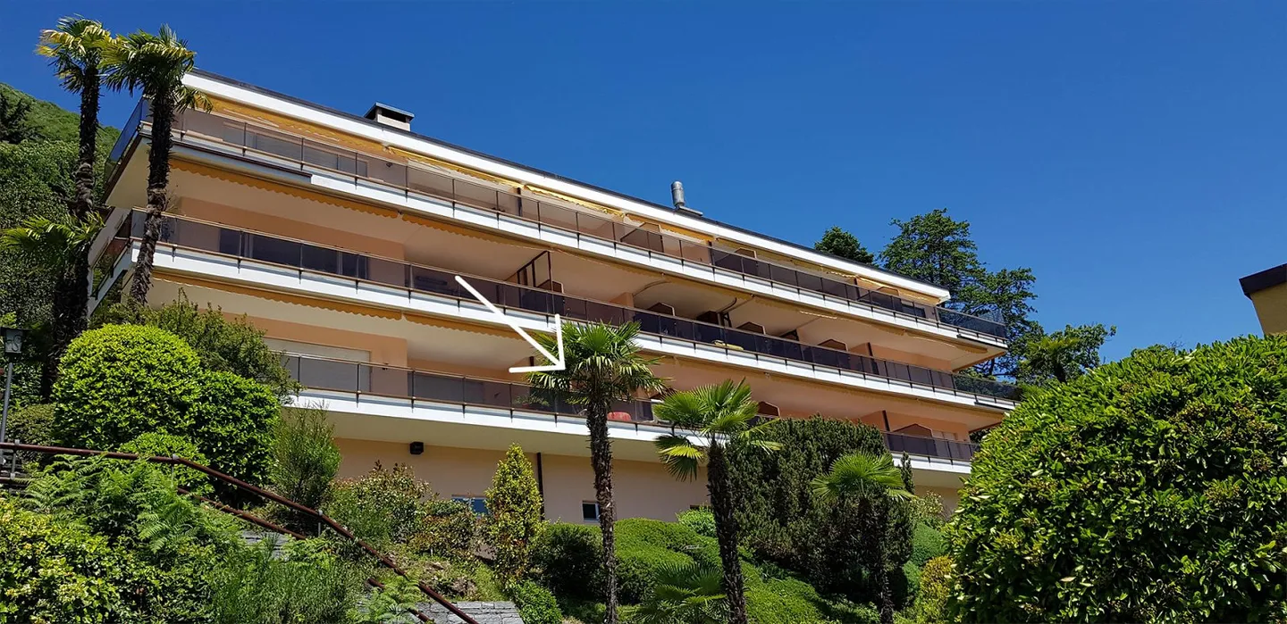 Grosszügige 2.5-Zi-Wo mit traumhafter Aussicht auf den Lago Maggiore - Foto 3 von 23