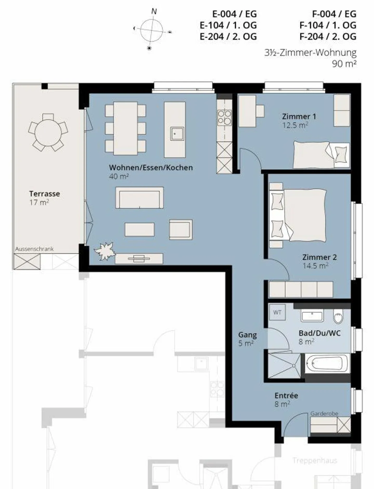 Charmante 3.5-Zimmerwohnung - Foto 9 von 10