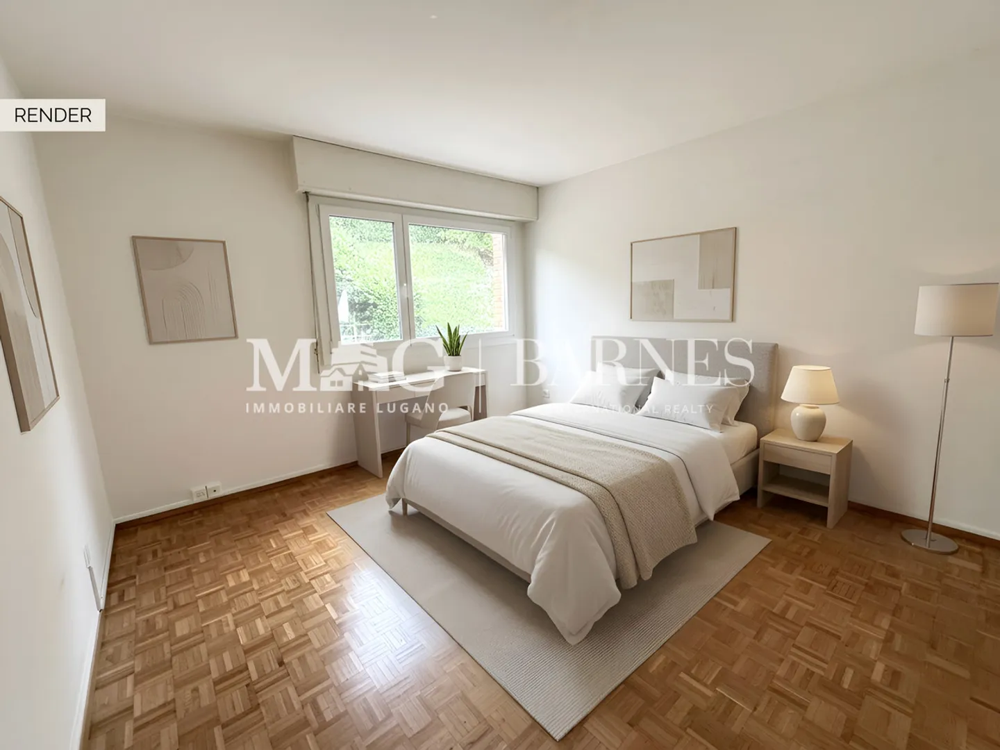 Paradiso : Appartement 3,5 pièces avec vue dégagée et garage privé - Photo 6 sur 7