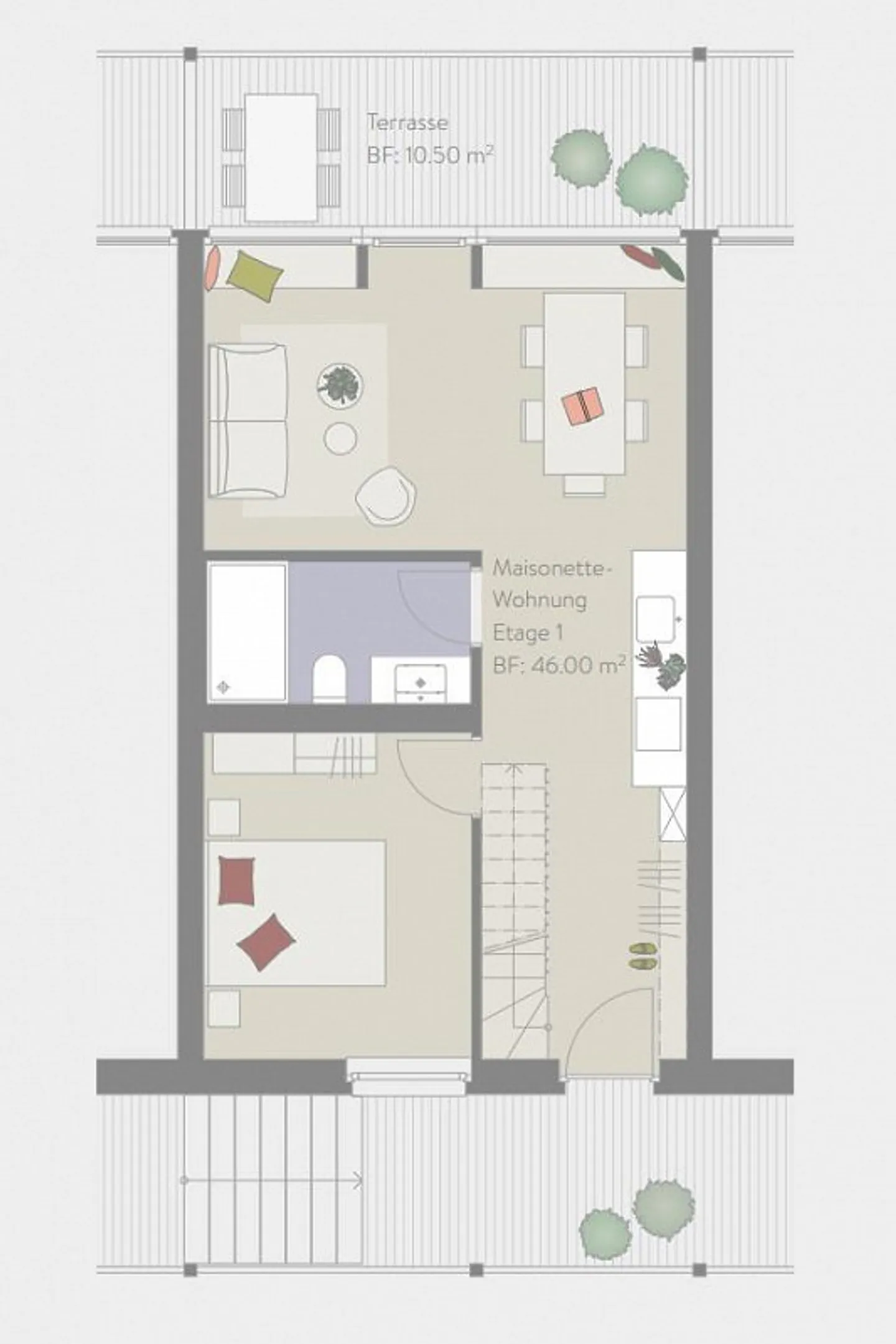 Möblierte, sonnige 4,5 Zimmer-Maisonette-Wohnung auf Rigi First - Foto 19 von 20