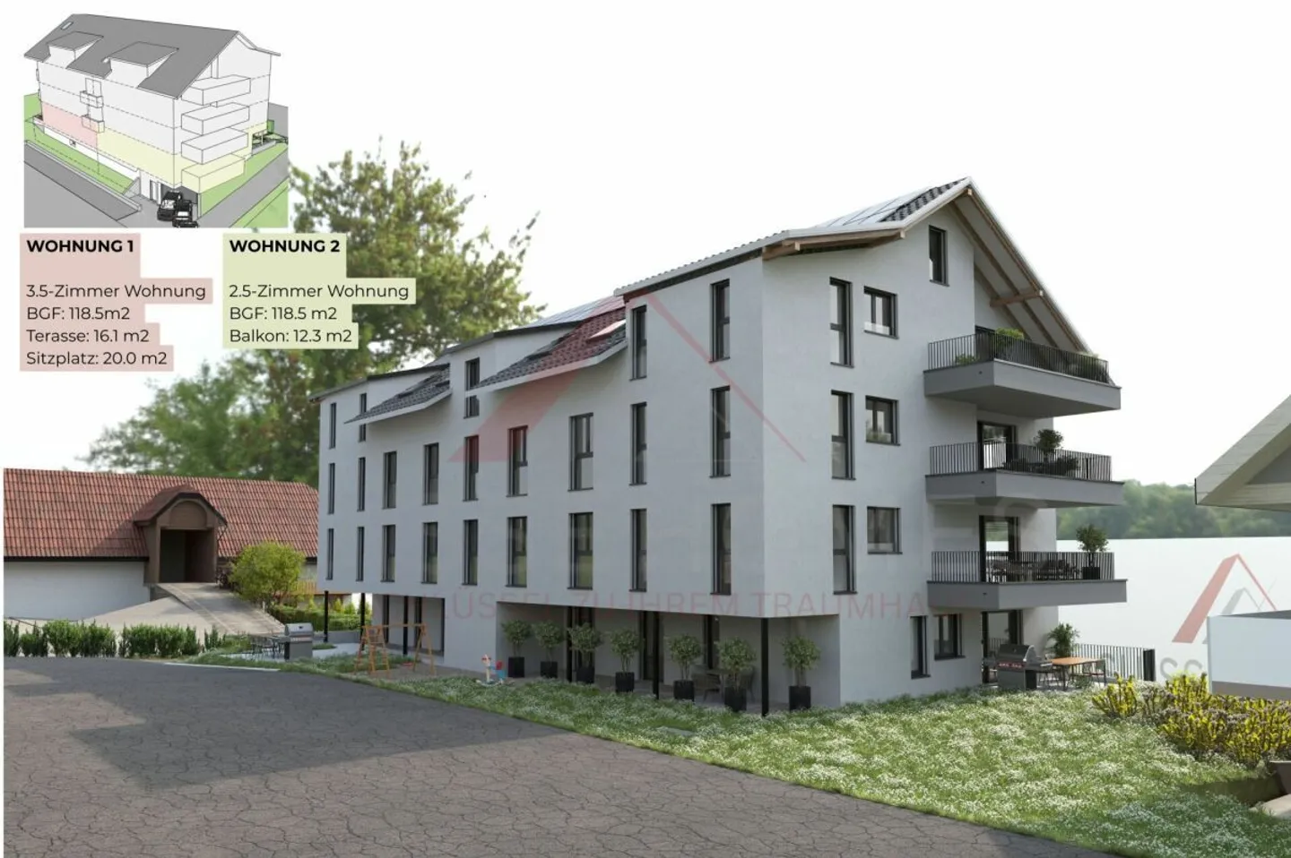 3.5-room condominium with patio "RESIDENCE CENTRO" North - Photo 12 of 16