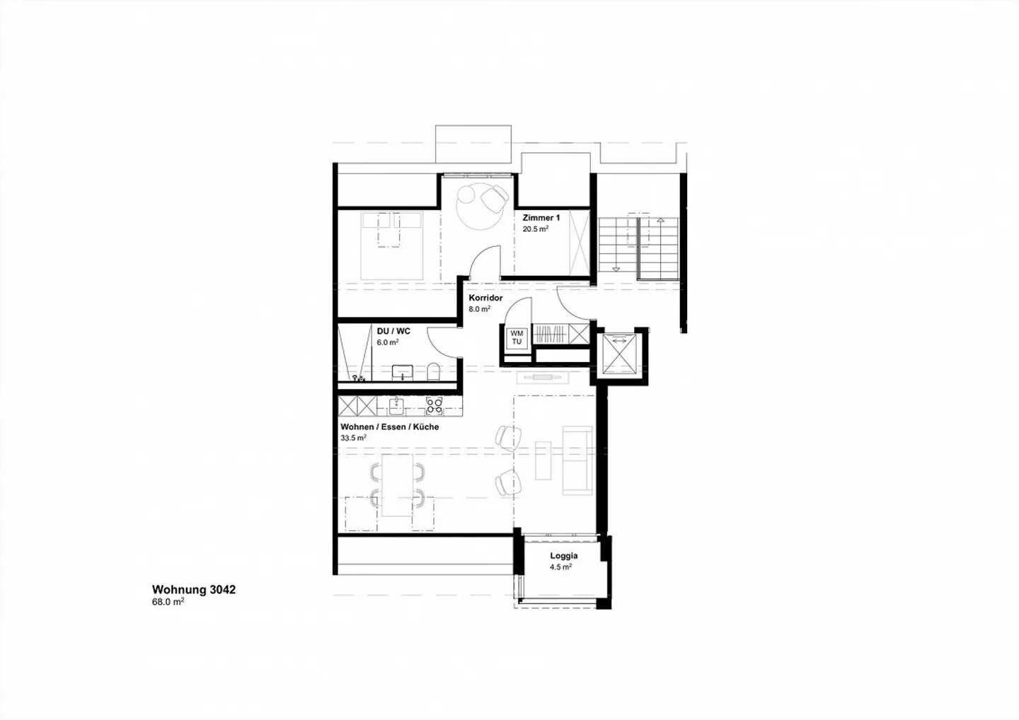 grosszügige Dachwohnung - Foto 12 von 12