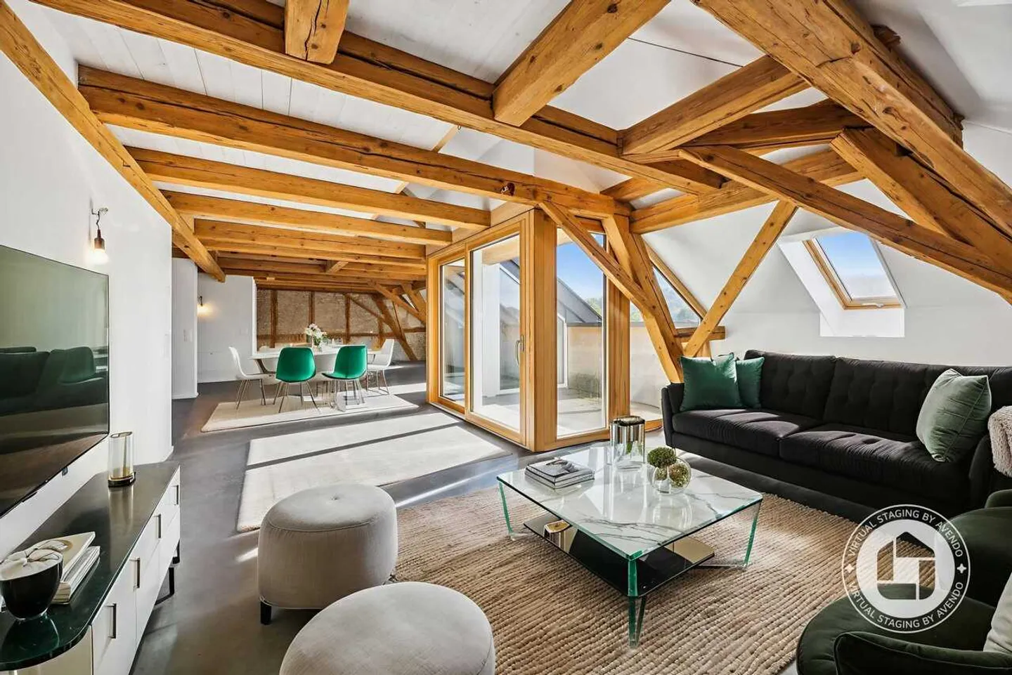 Exklusive 5.5-Zimmer-Dach-Maisonette mit Charme - Foto 1 von 13