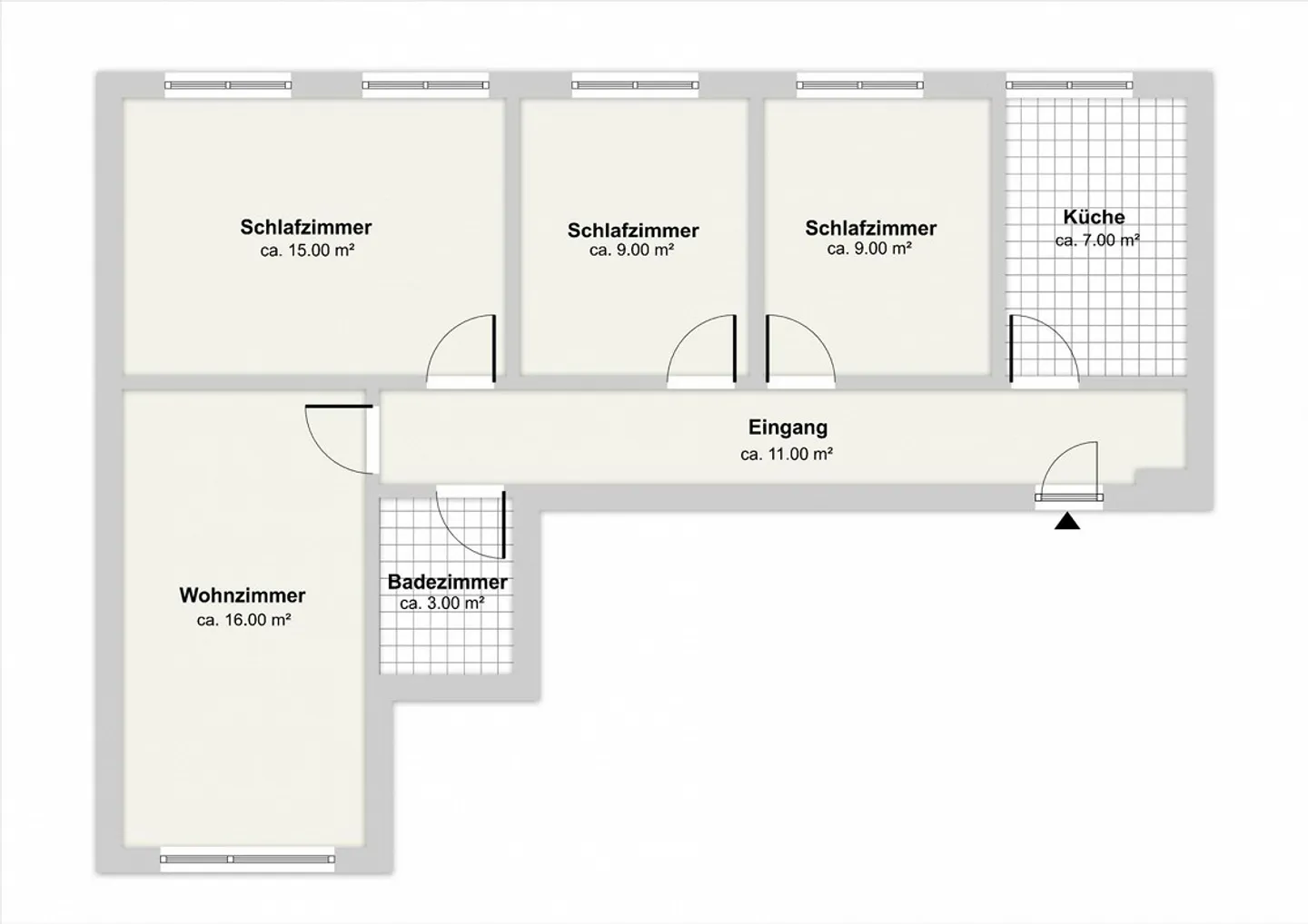 Bright 4-room apartment in a central location in Lucerne - Photo 11 of 11