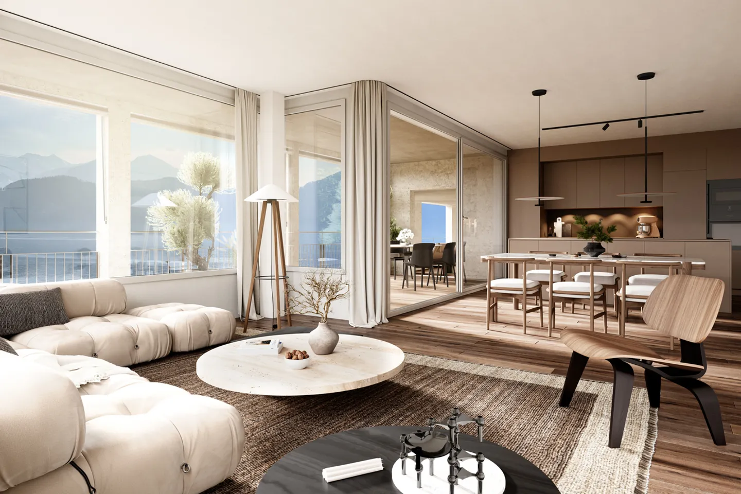 Appartement neuf exclusif avec vue panoramique - Photo 3 sur 4