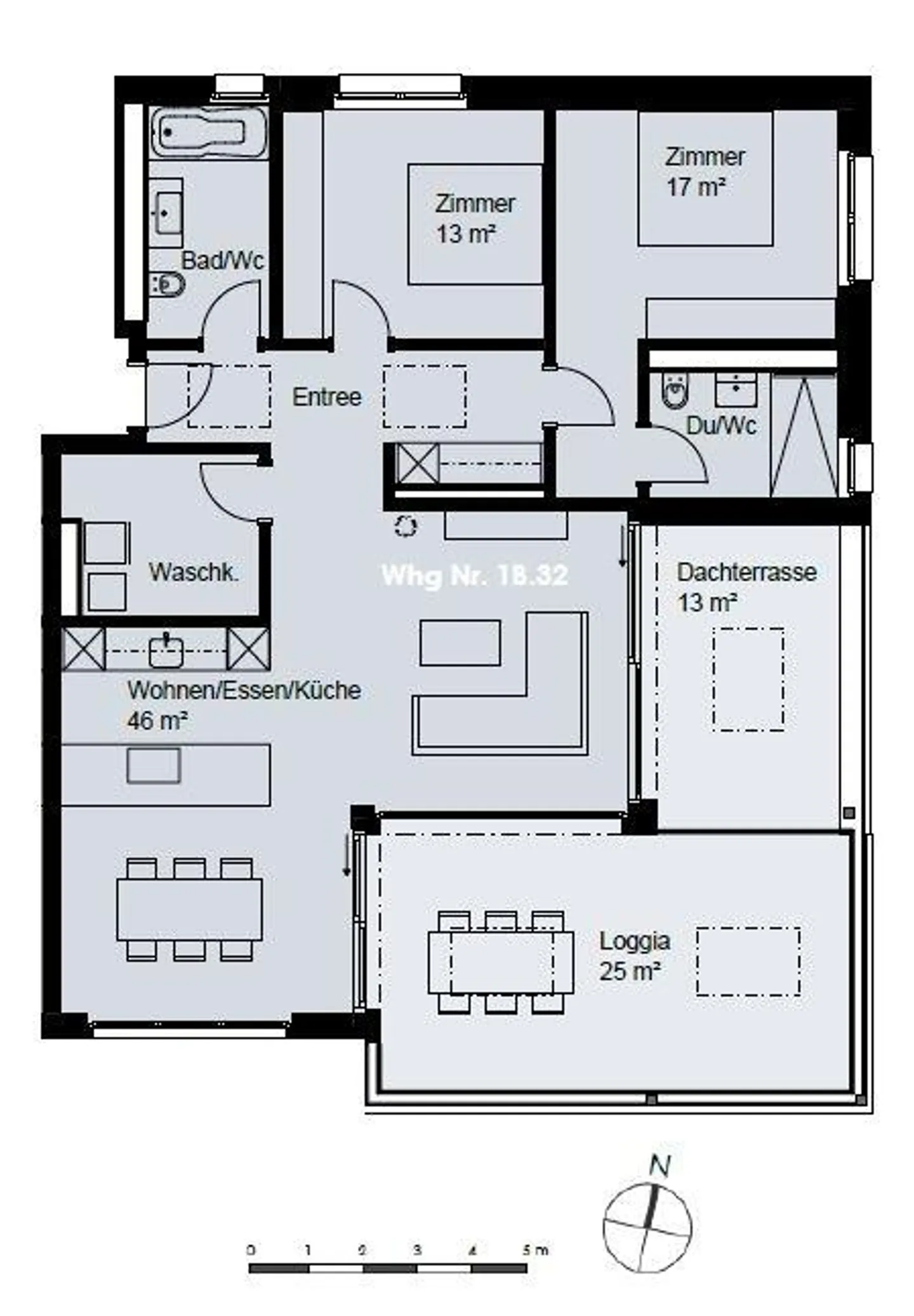 3 1/2- ATTIKA ZWEITWOHNUNG ABELIA, NEUBAU, NR. 1B.32 - Foto 13 von 13