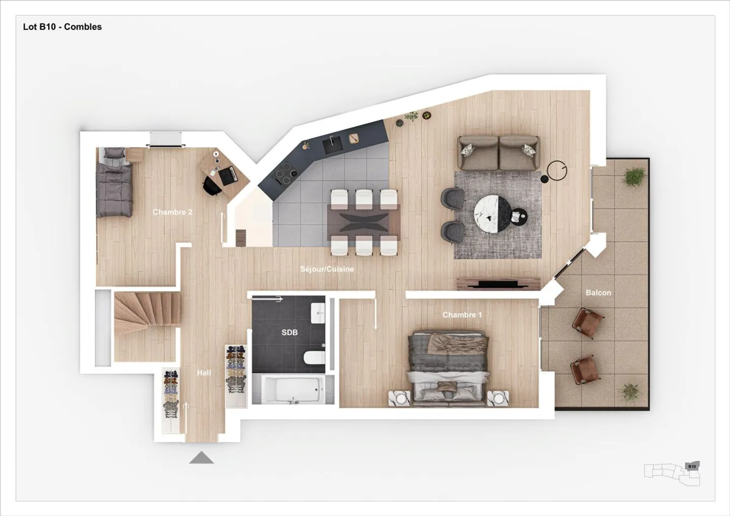 Duplex 5.5 stanze - Foto 8 di 9