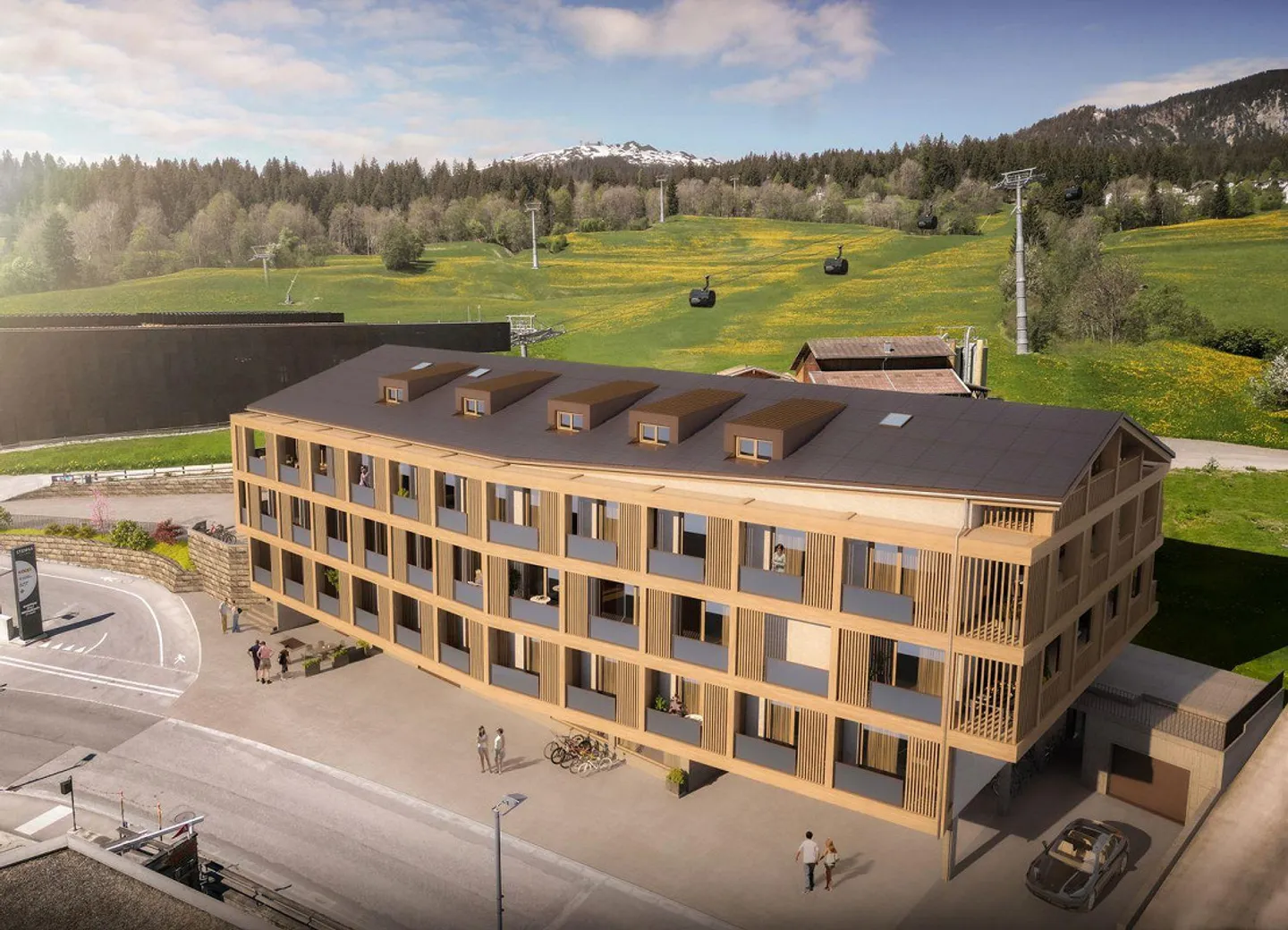 LETZTE 3.5 Zimmer Maisonettewohnung, 15 m von der Piste und den Ber... - Foto 3 di 14
