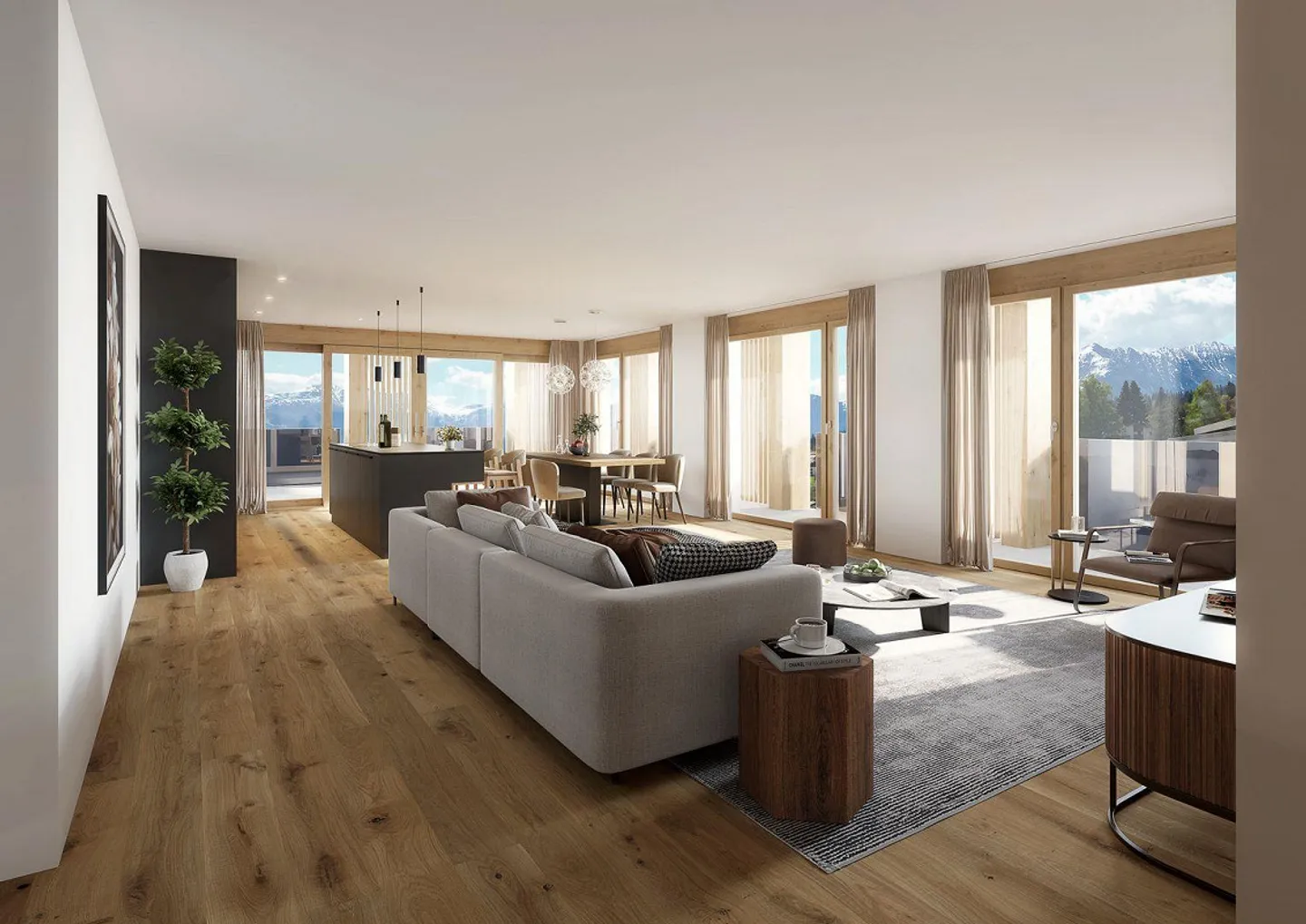 LETZTE 3.5 Zimmer Maisonettewohnung, 15 m von der Piste und den Ber... - Foto 5 di 14