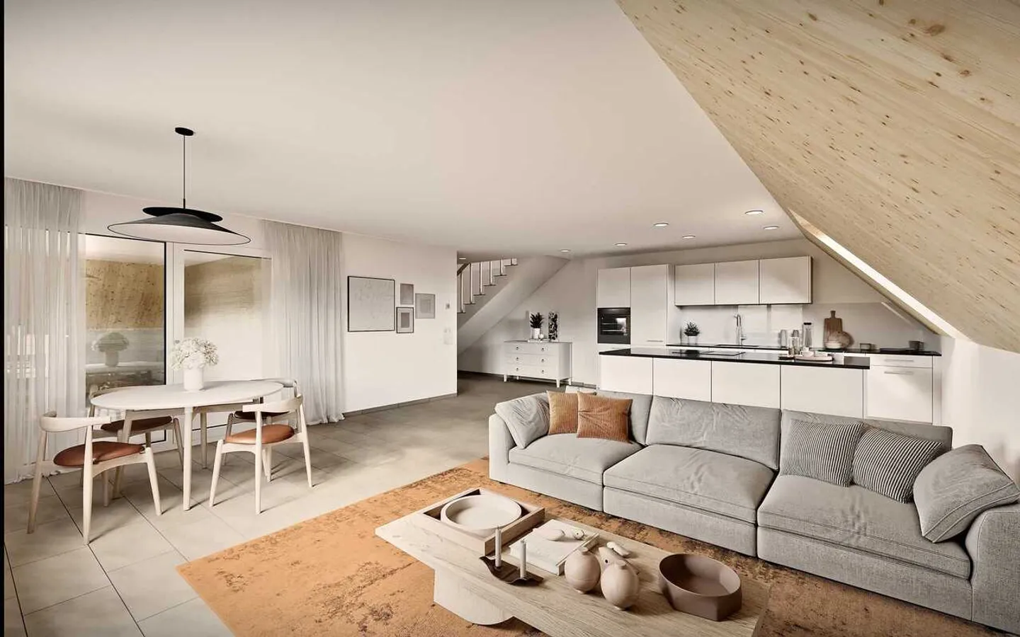 Maisonette di 4,5 stanze a Stüsslingen – elegante, luminosa e ben pensata - Foto 1 di 10