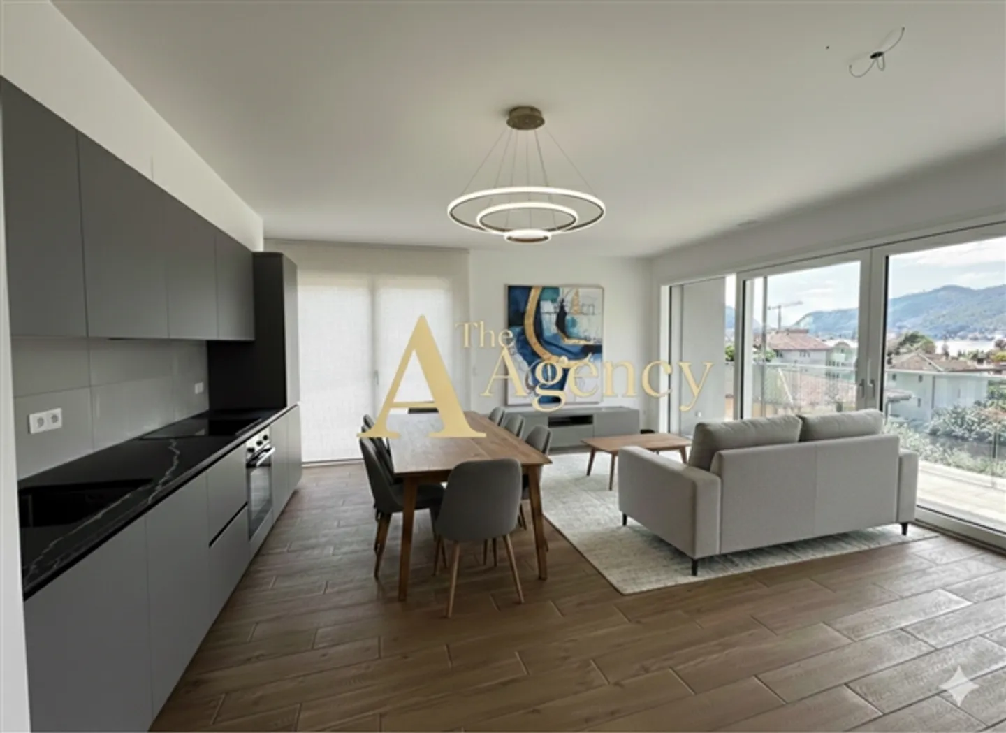 Large 4.5-room apartment with terrace and lake view - Photo 3 of 20