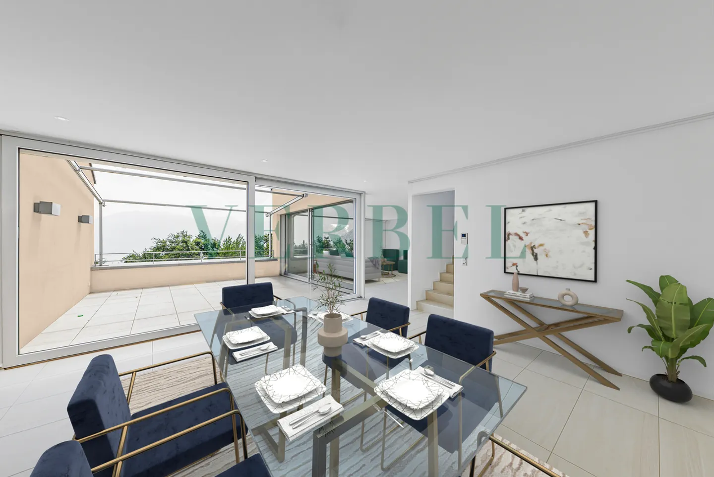 Magnifique villa avec vue lac de 6 Pièces à Chardonne - Photo 4 sur 10