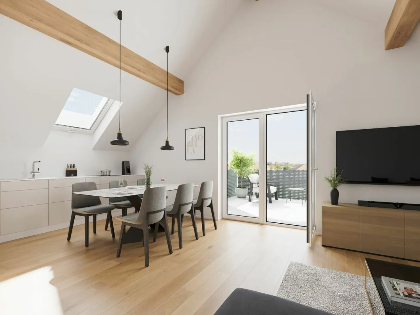 Modernes Penthouse in Sirnach - Foto 1 von 8