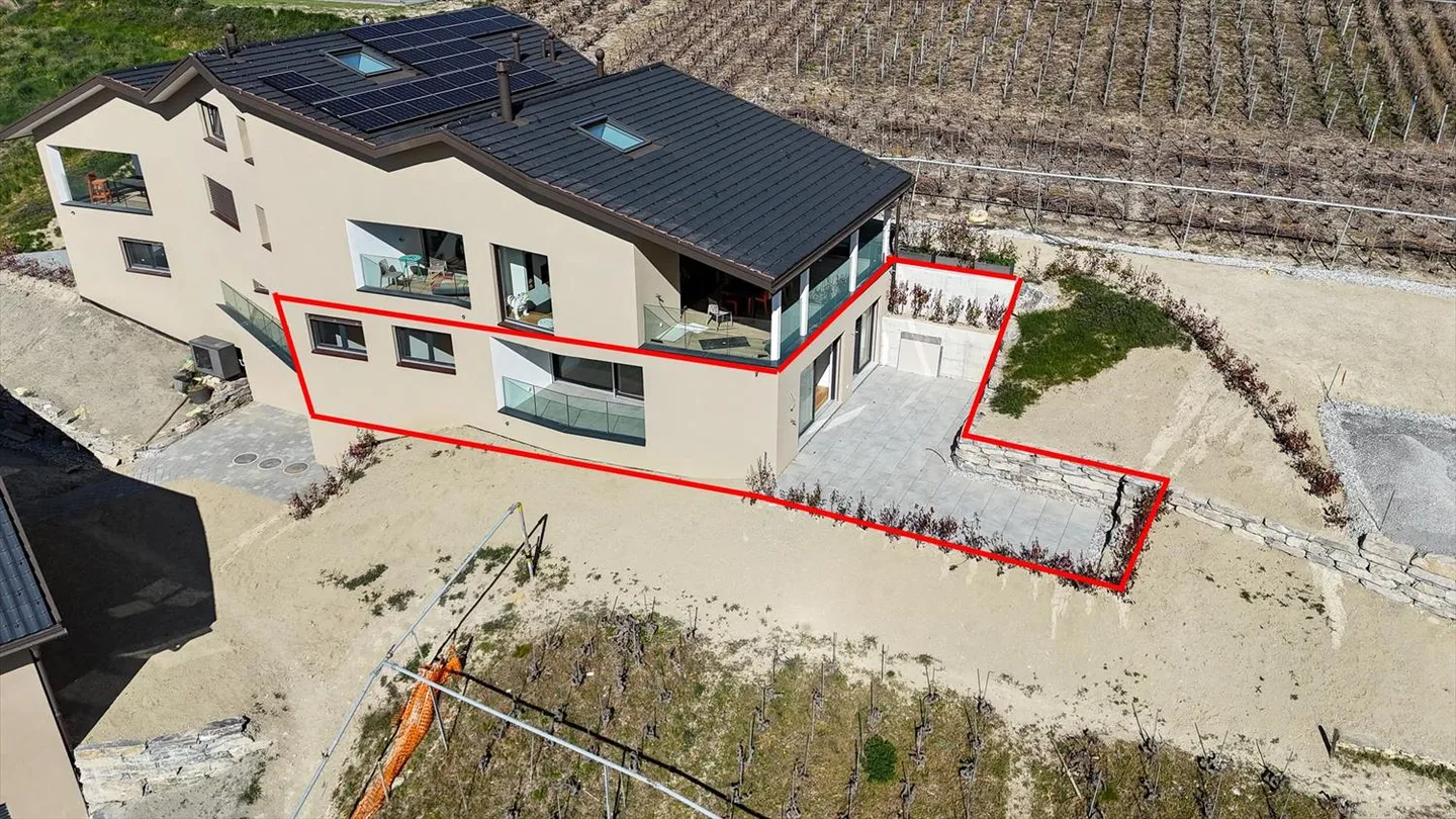 Helle 4,5-Zimmer-Neuwohnung mit Terrasse und atemberaubendem Blick in Signèse - Foto 7 von 11