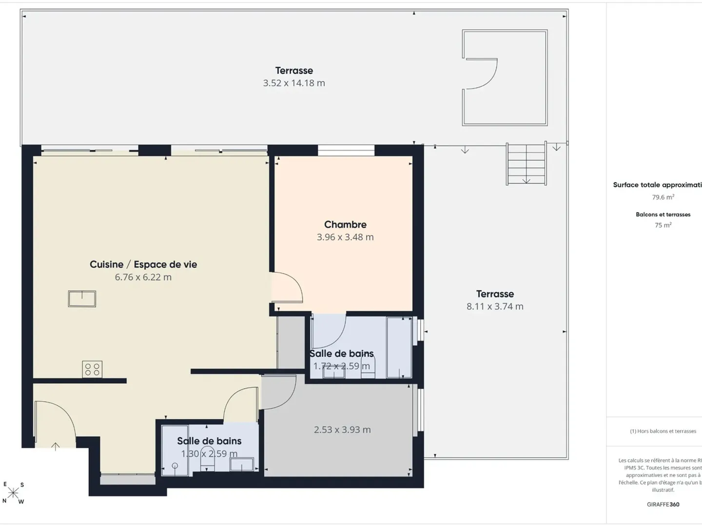 Beautiful 3.5 rooms with 75m2 of outdoor space on Les Terrasses de l’Ardève - Photo 14 of 14