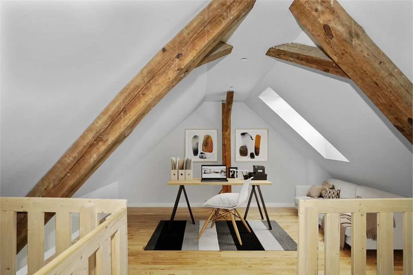 Charmante 4½-Zimmer Attique - Foto 4 von 13