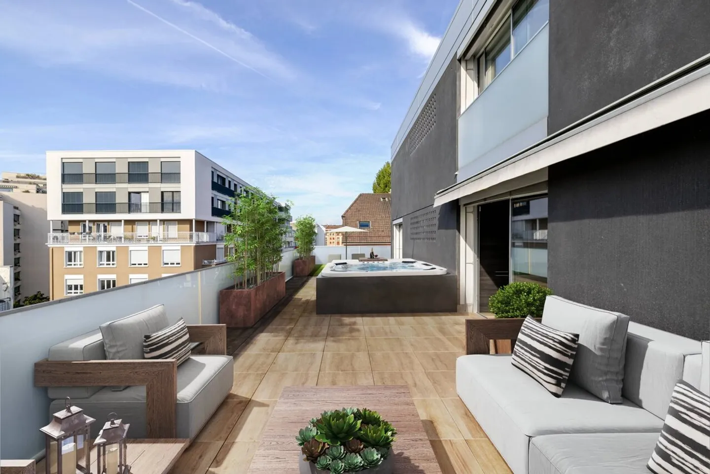 Exclusivity - Superb contemporary penthouse in the heart of Saint-Jean - Photo 3 of 10