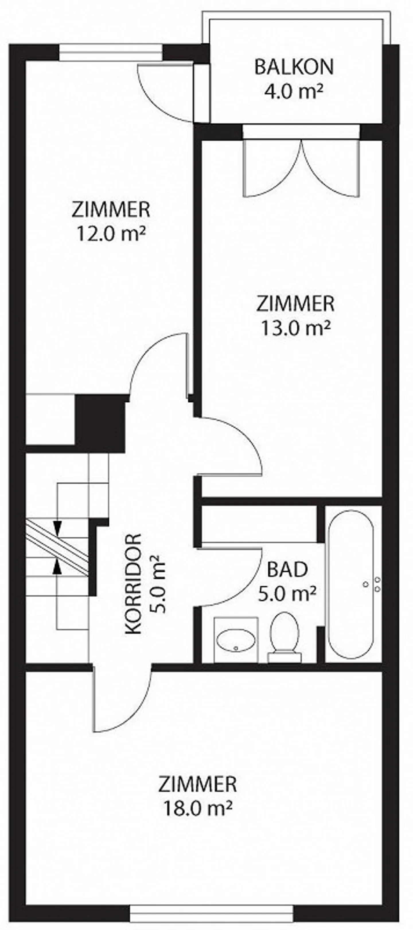 Cozy 5.5-room terraced house with fireplace and view - Photo 11 of 13