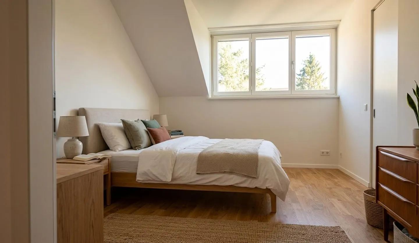 Geräumige Dachwohnung mit Terrasse - Foto 6 von 7