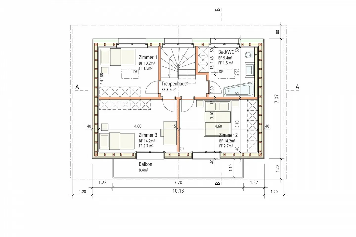 Casa unifamiliare di nuova costruzione da 5½ a 6½ locali in posizione panoramica collinare - Foto 11 di 12