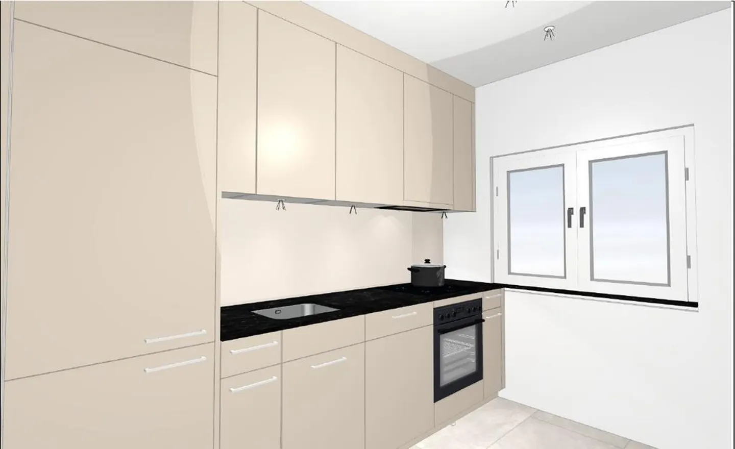 Renovated 3-room apartment in a central location - Photo 5 of 6