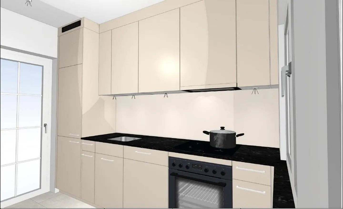 Renovated 3-room apartment in a central location - Photo 4 of 6