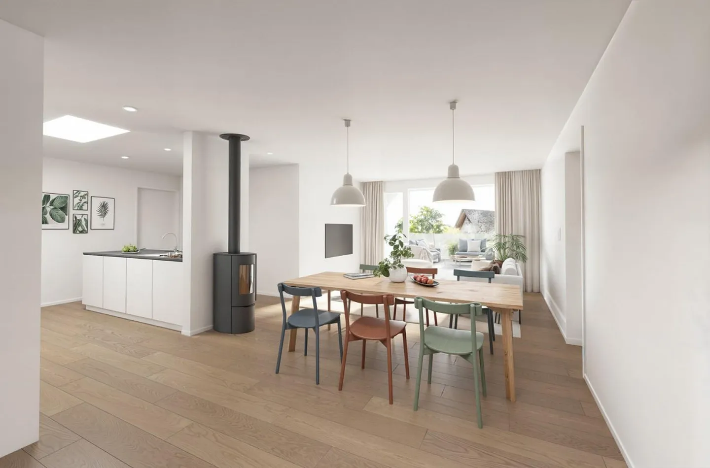 Appartement penthouse exclusif de 2,5 pièces avec grande terrasse dans un nouveau bâtiment... - Photo 2 sur 7