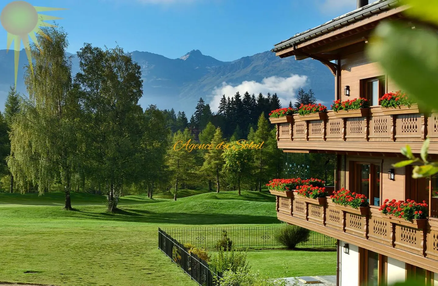 Luxuriöse 5,5-Zimmer-Wohnung im Herzen des Resorts und am Rande des Golfplatzes - Foto 10 von 11