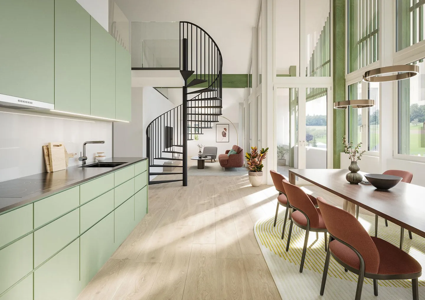 Appartamento 3,5 locali nel verde a Rünenberg - Foto 2 di 4