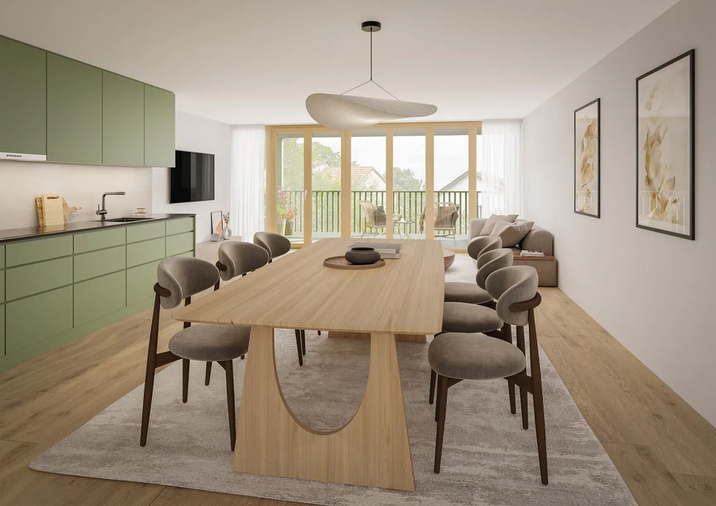 Appartamento 3,5 locali nel verde a Rünenberg - Foto 3 di 4