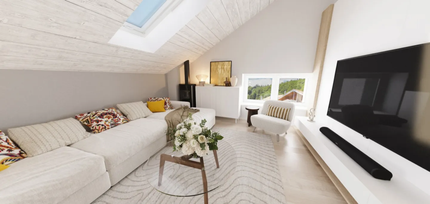 Old charm, modern style. 3.5 rooms / 100m² with generous volume - Photo 6 of 11