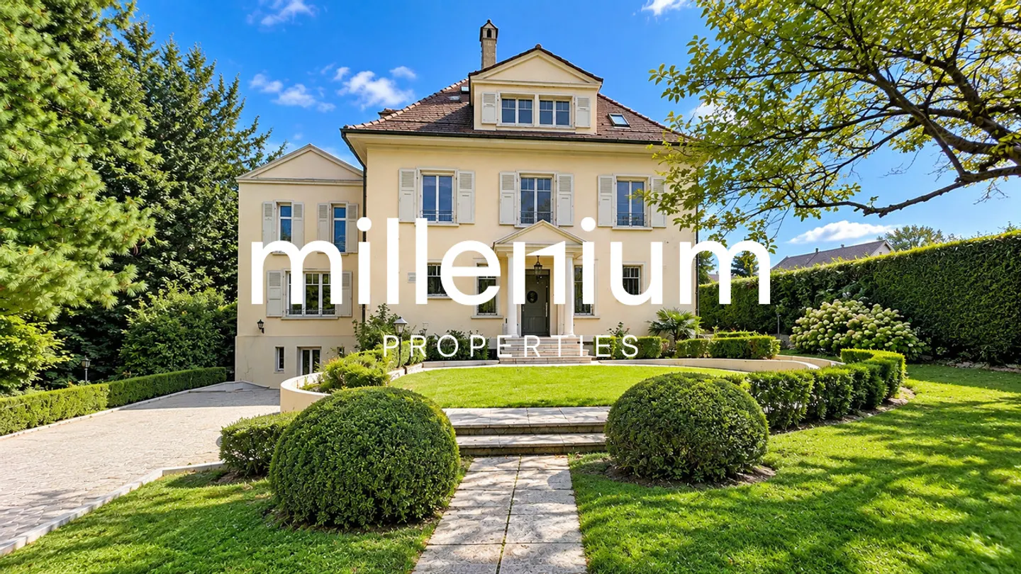 Charaktervolle Meistervilla im Herzen einer grünen Umgebung in Nyon - Foto 11 von 11