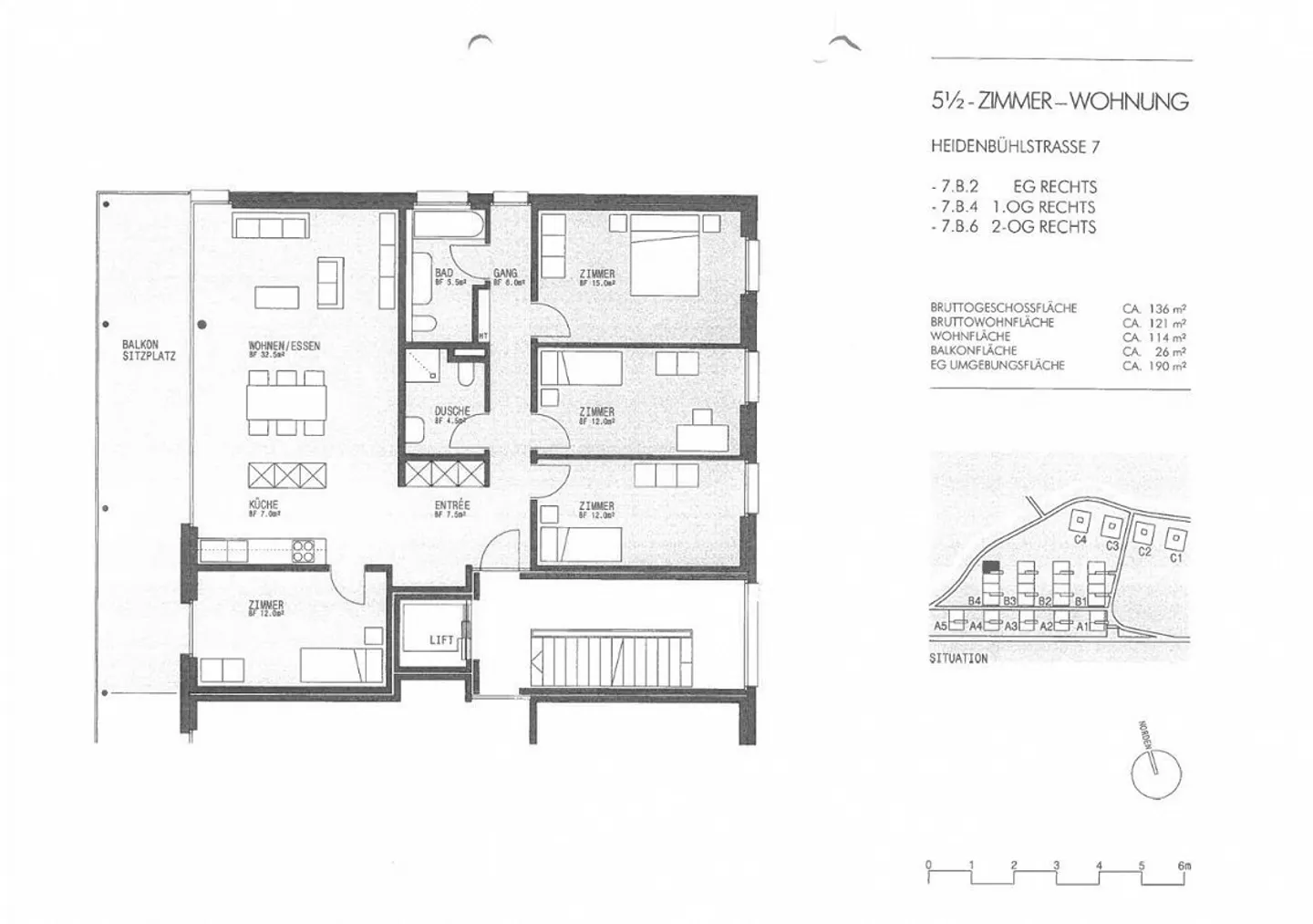 5.5 Room Apartment in Elsau 1st Floor - Photo 6 of 6