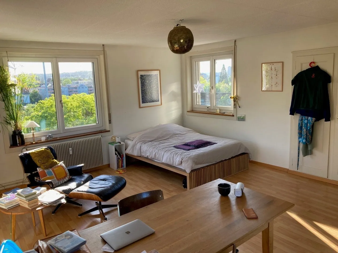 Incantevole appartamento con 1 camera e bella vista a Biel - Foto 2 di 9