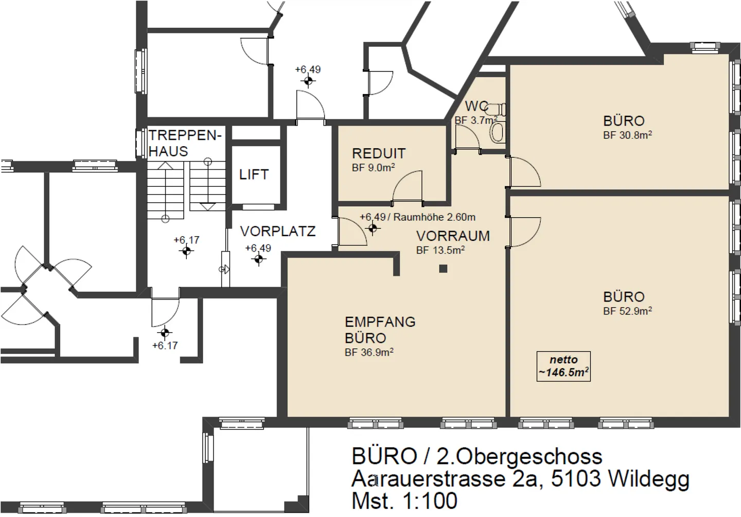 Ufficio e/o studio in posizione centrale a Wildegg - Foto 2 di 2