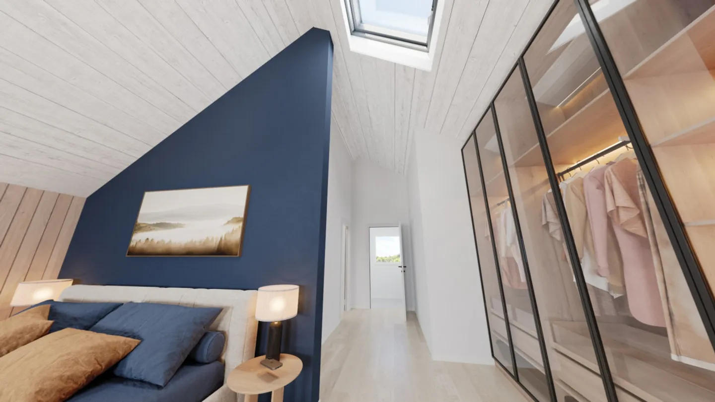 A home where the garden touches the sky, Duplex attic 4.5 rooms, 190 m² - Photo 9 of 13