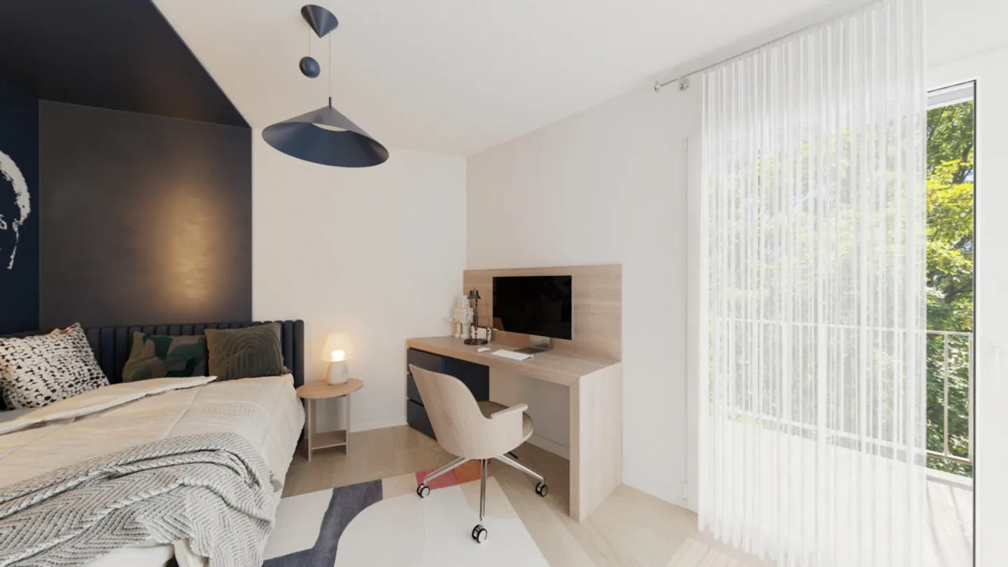 A home where the garden touches the sky, Duplex attic 4.5 rooms, 190 m² - Photo 11 of 13