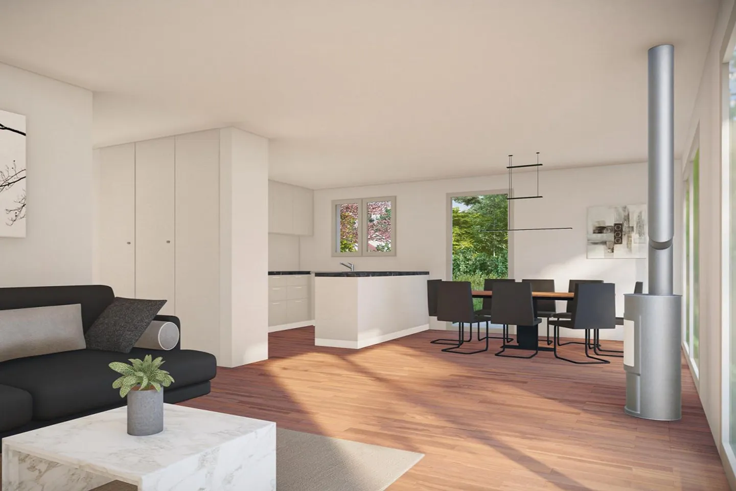 Building plot with 5½-room detached house pre-project in the countryside - Photo 12 of 19