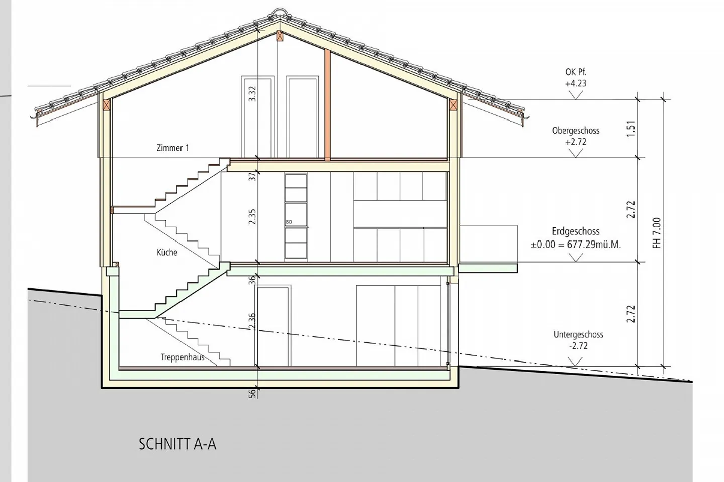 Building plot with 5½-room detached house pre-project in the countryside - Photo 14 of 19