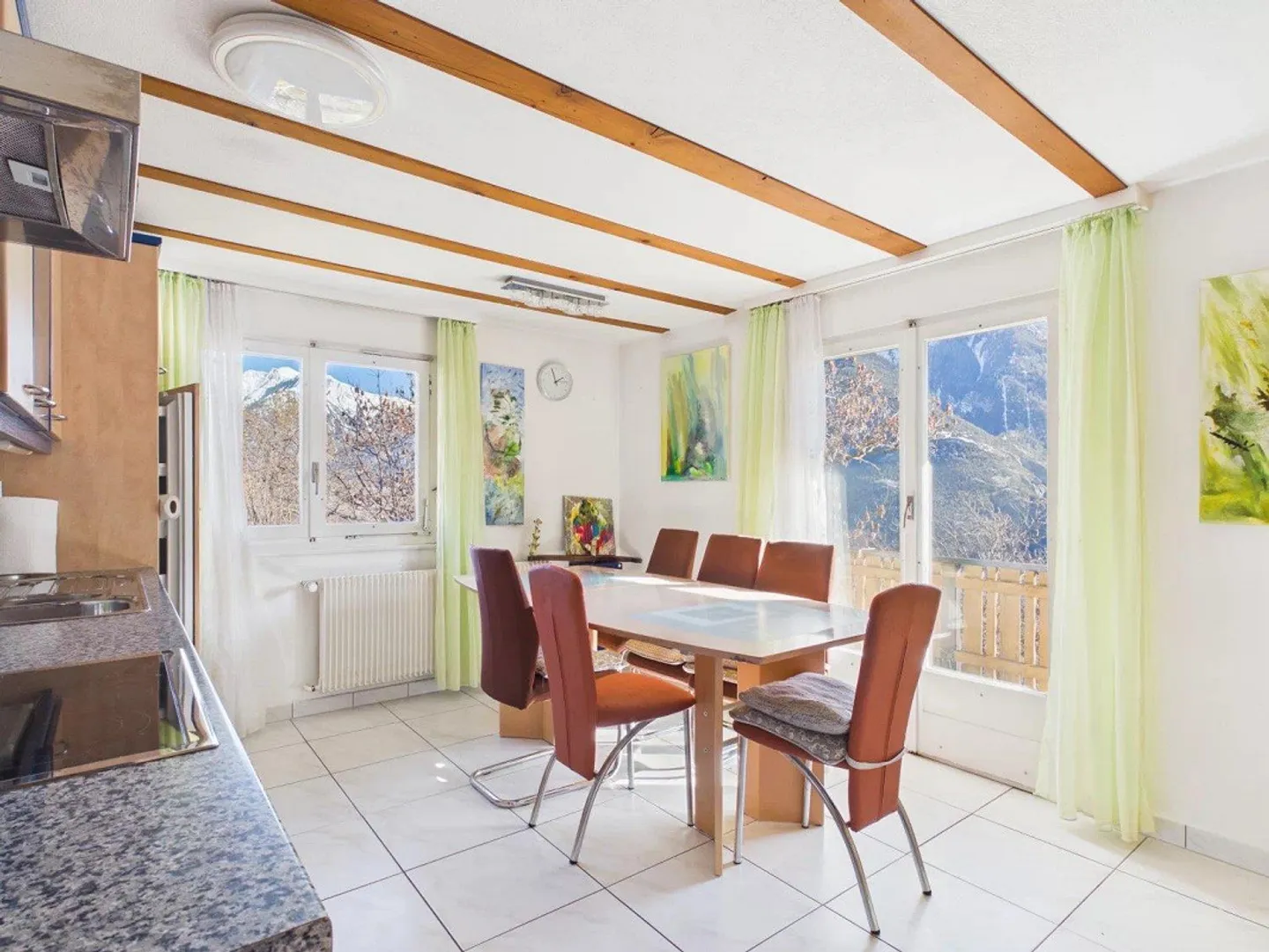 Spacious residential house with sunny garden above Naters - Photo 5 of 14